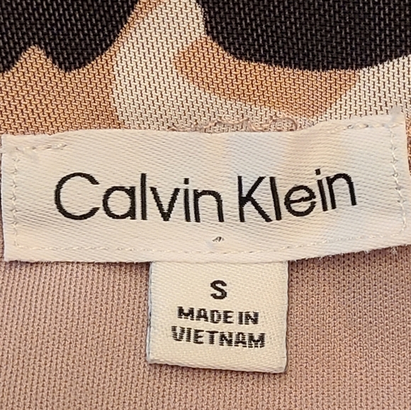 Calvin Klein size S two-piece tan dress - Picture 7 of 13